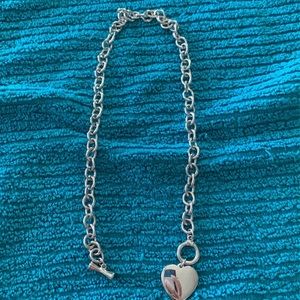 Heart toggle necklace